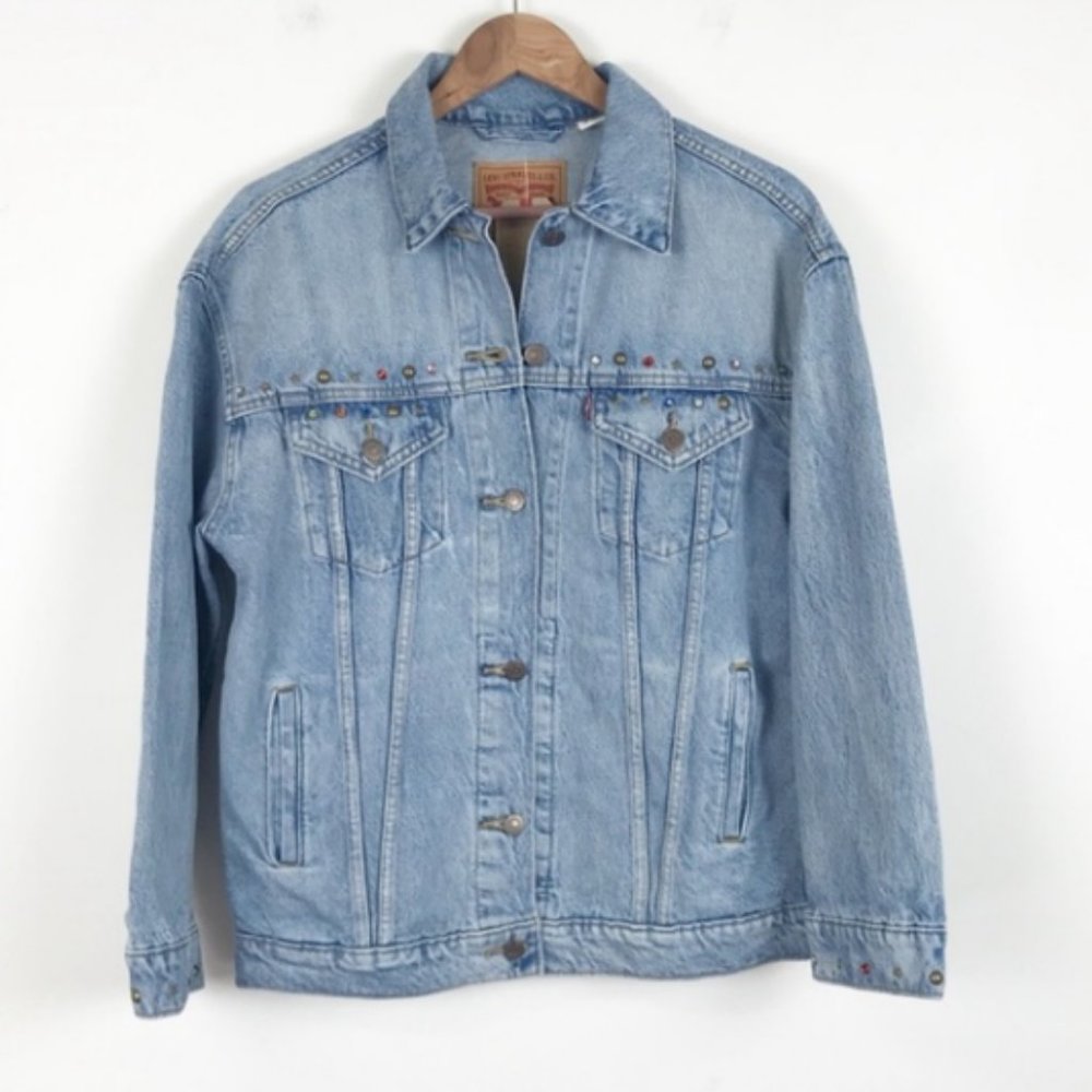 Levi's Baggy Light Blue Jean Jacket Sz Sm NWOT